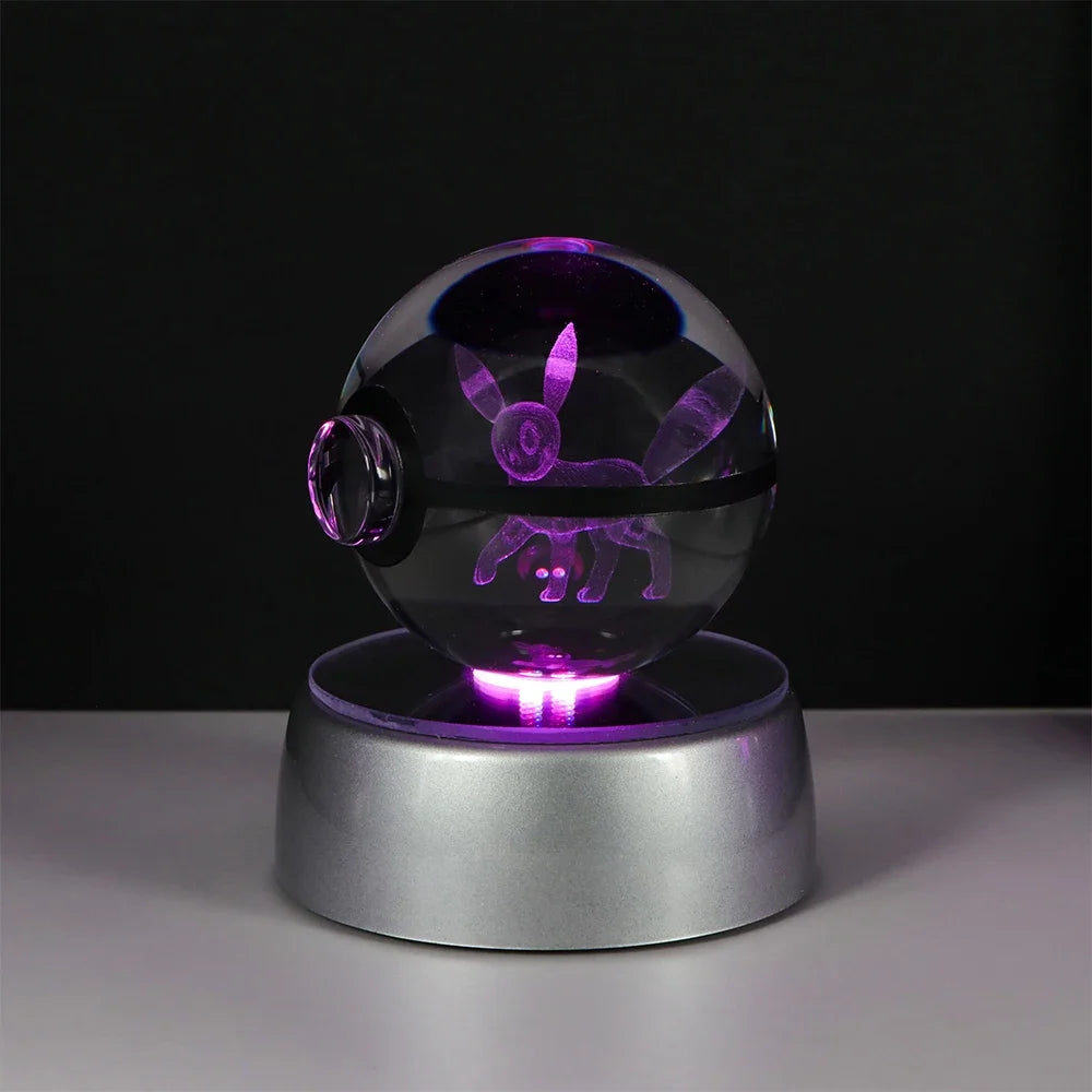 Pokemon Crystal LED Ball 3D